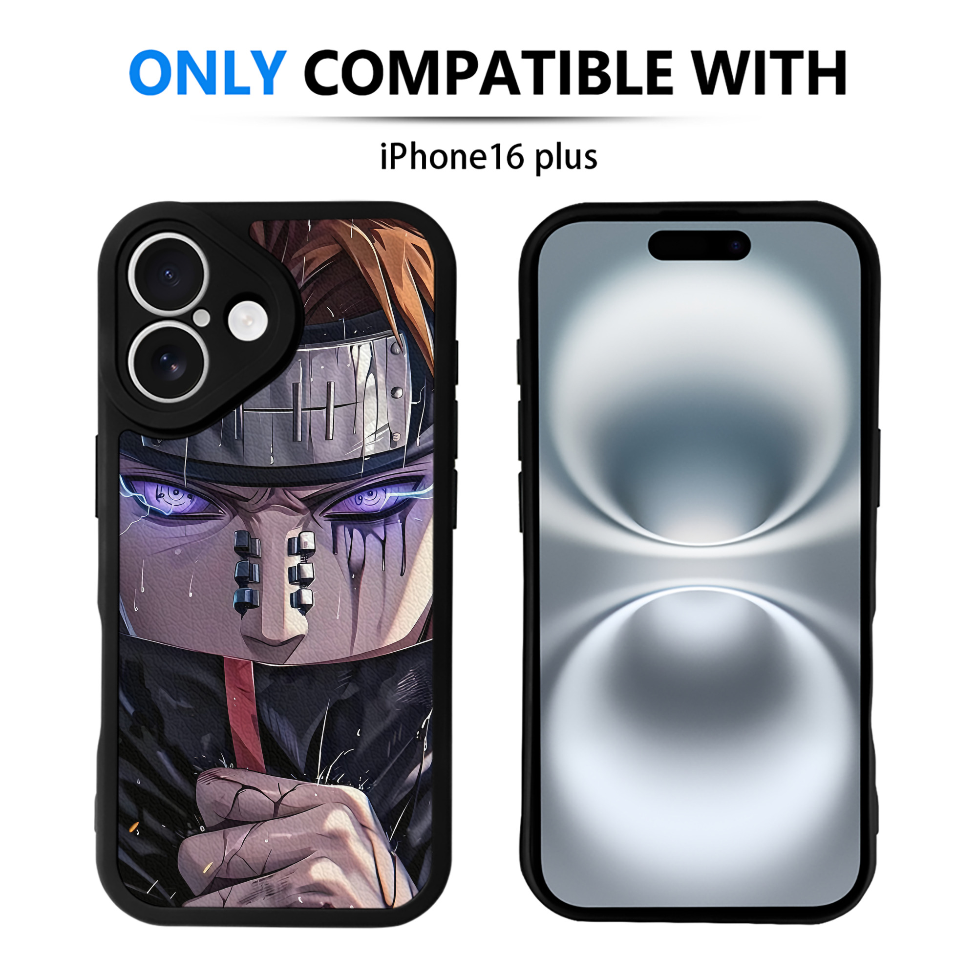 （画像用） NARUTO -ナルト- NARUTO -ナルト- 疾風伝 【iPhone 16シリーズ対応】シリコンスマホケース（レザー調） 材質：シリコン